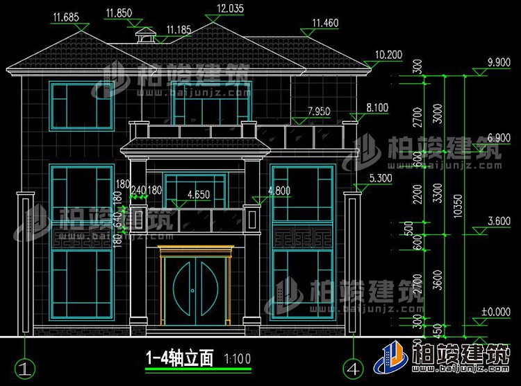 正立面图