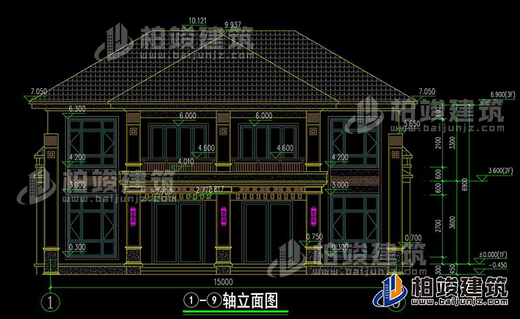 正立面图